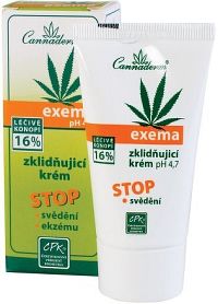 Cannaderm Bio zklidňující krém na ekzémy s pH 4,7 Exema 50g