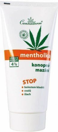 Cannaderm Mentholka EXTRA konopné mazání 150ml