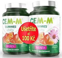 CEM-M gummies Imunita tbl.60+60 AKCE 100 Kč sleva