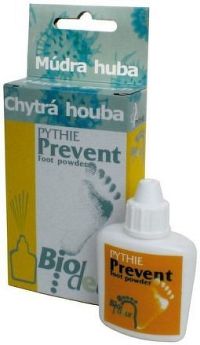 Chytrá houba PYTHIE Biodeur Prevent Foot powd.1x4g