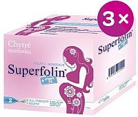 Chytré miminko superfolin 2 MAMA 3pack 60tbl.+60cps.