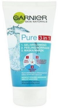 Čisticí gel, peeling a maska proti nedokonalostem 3v1 Pure 150 ml