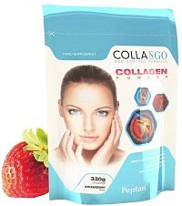Collango  hovězí  hydrolyzovany kollagen PEPTAN jahoda  300g