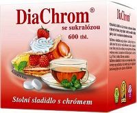 DiaChrom se sukralózou tbl.600 nízkokalor.sladidlo