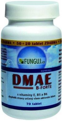 DMAE B-FORTE 70 tablet AKCE 50 + 20 tablet ZDARMA!