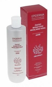 EPIDERMA bioaktivní CBD micel.voda při akné 300ml