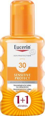 EUCERIN SUN Transparentní sprej SPF30 1+1 ZDARMA