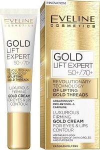 EVELINE GOLD LIFT Expert krém na oči a víčka 15ml