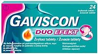 Gaviscon Duo Efekt žvýkací tablety por.tbl.mnd.24