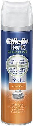 Gillette FusProg Sens pena na hol Active Sport 250ml