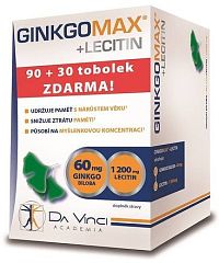 GinkgoMAX + Lecitin Da Vinci Academia tob.90+30zdm