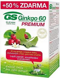 GS Ginkgo 60 Premium tbl. 60+30