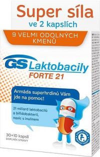 GS Laktobacily Forte21 30+10 kapslí