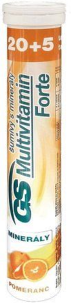 GS Multivit. s miner. šumivý Forte pomeranč tbl.20+5