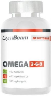 GymBeam Omega 3-6-9 unflavored - 60 kaps