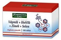 Harmony Line-Vápník+Hořčík+Zinek+Selen bls.tbl.100