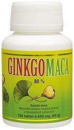 HEMANN Ginkgo maca bylin.tablety 100 tbl.á 600mg