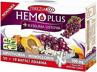 HEMOPLUS+Kys.listová cps.50+10 vhodné pro těhotné