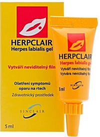 Herpclair herpes labialis gel 5ml