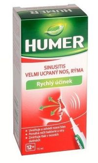 Humer Sinusitis velmi ucp.nos rýma 15ml Nosn.sprej