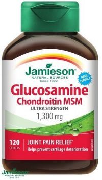 JAMIESON Glukosamin Chondroitin MSM 1300mg tbl.120