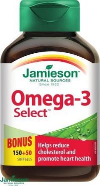 JAMIESON Omega-3 Select 1000mg cps.200