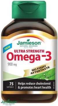 JAMIESON Omega-3 ULTRA 900mg cps.75