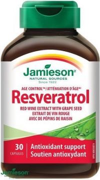JAMIESON Resveratrol 50mg extr.z červ.vína cps.30