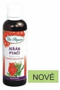 Jeřáb ptačí 50ml Originální bylinné kapky Dr.Popov