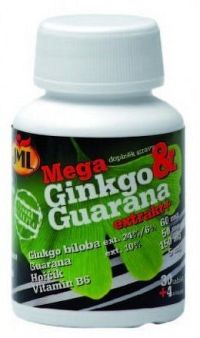 JML Mega Ginkgo Guarana+ cps.34(Gink+Guar+Mg+B6)