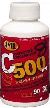 JML Vitamin C tbl.32x500mg post.uvol.s šípky