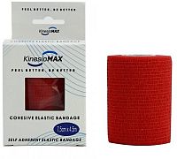 KinesioMAX Cohesive elast.samofix.7.5cmx4.5m červ.