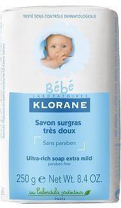 KLORANE BEBE Savon surgras 250g-výživné děts.mýdlo