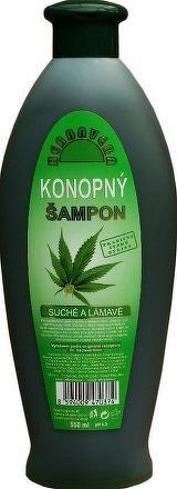 Konopný šampon suché lámavé vlasy HERBAVERA 550ml