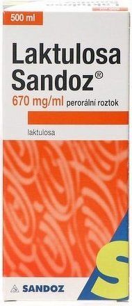 Laktulosa Sandoz 670mg/ml por.sol.1x500ml/335g IIA