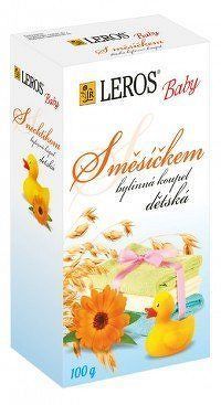 LEROS BABY Dětská bylin.koupel s měsíč.5x20g/100g