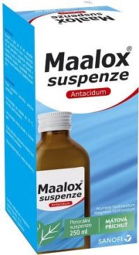 Maalox suspenze 35mg/ml+40mg/ml por.sus.1x250ml II
