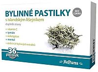 MedPharma Bylinné pastilky islandský lišejník 36ks