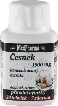 MedPharma Česnek 1500 mg tob.37