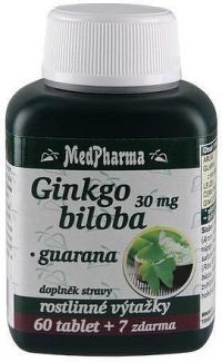 MedPharma Ginkgo biloba+guarana cps.67