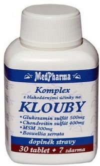 MedPharma Glukosamin+chondroitin+MSM tbl.37