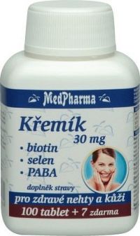 MedPharma Křemík 30mg+Biotin+PABA tbl.107