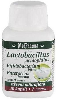MedPharma Lactobacillus acidophilus+2 kmeny cps.37