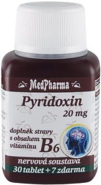 MedPharma Pyridoxin (vitamin B6) 20mg tbl.37