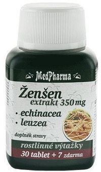 MedPharma Žen-šen+echinacea+leuzea cps.37
