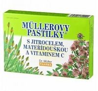 Müllerovy pastilky s jitrocelem+mateřídouš.30+6ksd