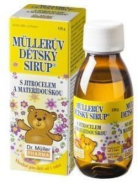 Müllerův dětský sirup s jitrocelem a mateříd.320g