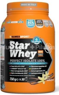 NAMEDSPORT Star Whey  PERFECT ISOLATE 100%, 750 g, vanilka