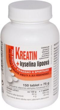 Naturvita Kreatin + Kyselina lipoová 150 tbl.