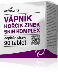 nefdesanté Vápník Hořčík Zinek Skin komplex tbl.90